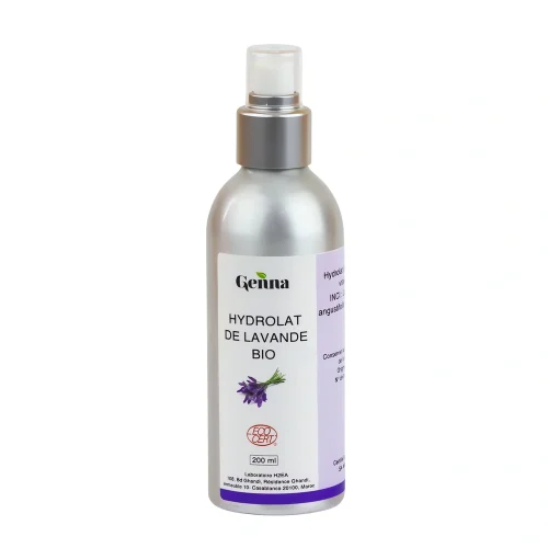 Hydrolat de Lavande Bio 200 ml – Genna Hydrolat de lavande bio 200 ml Genna flacon cosmétique naturel