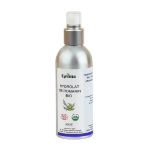 Hydrolat de romarin bio 200 ml Genna flacon cosmétique bio