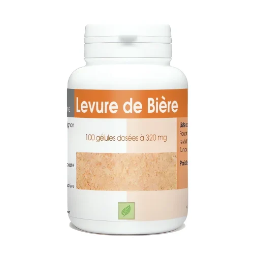 levure de bière revivifiable 320 mg 100 gélules GPH complément alimentaire beauté cheveux