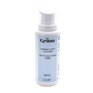 Liniment Oléo Calcaire Genna 200 ml, soin doux et naturel pour la peau des bébés