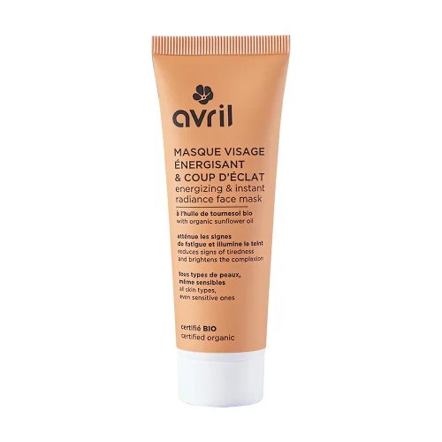 masque visage énergisant coup d’éclat 50 ml certifié bio avril