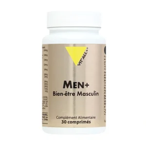 Men plus Bien-être masculin en comprimés, boîte de 30 – Vit’all+