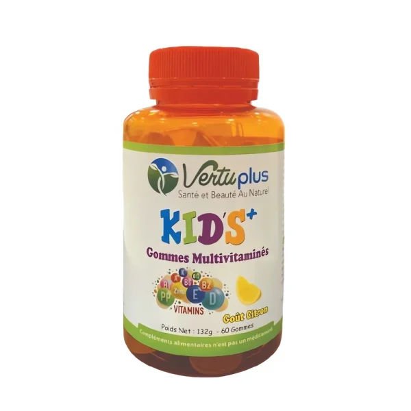 KID'S+ Gommes Multivitaminés 60GM Vertuplus,kids gommes multivitaminés 60 gommes vertuplus