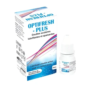 Optifresh Plus Collyre 10ml Synergia,collyre bio confort yeux naturel