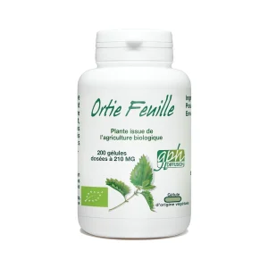 ortie racine 210 mg 200 gélules GPH complément alimentaire détox