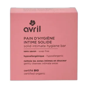 Pain d'hygiène intime solide 110 g Avril soin intime naturel