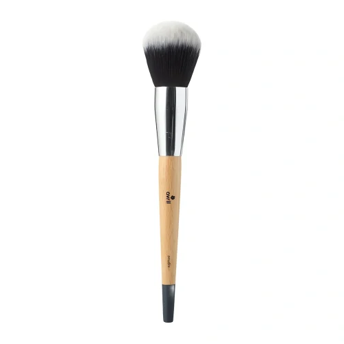 pinceau poudre et blush rétractable Avril application double