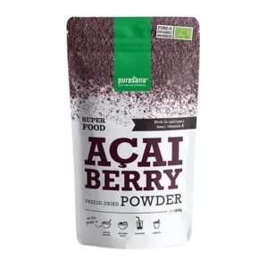 Poudre de Baies d'Acai 100G de Purasana alimentation naturelle
