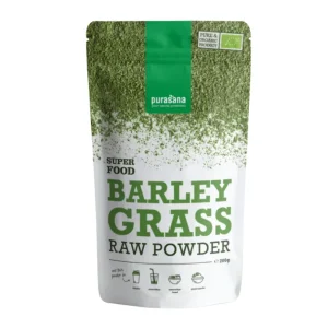 Poudre d'Herbe d'Orge 200G de Purasana pour recettes et boissons naturelles