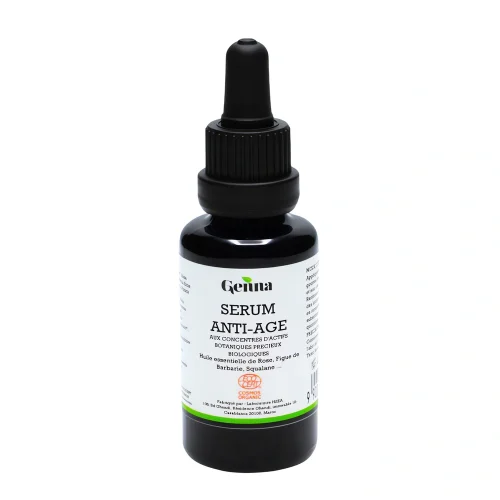 Sérum visage Genna 30 ml à la rose de Damas, soin fluide pour le quotidien