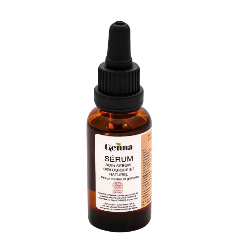 Sérum visage Genna 30 ml, fluide naturel pour soin quotidien et confort de la peau
