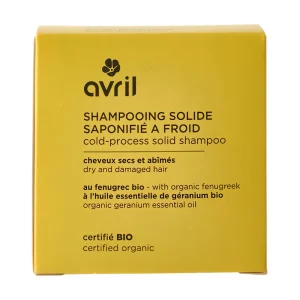 shampooing solide cheveux secs abîmés 100 g Avril réparation douce