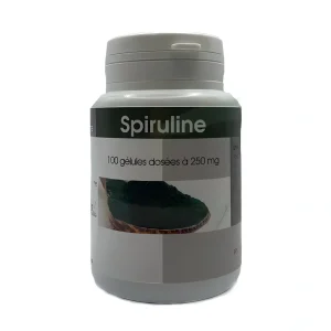 spiruline 250 mg 100 gélules GPH complément alimentaire énergie