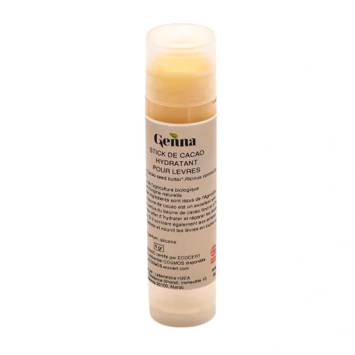 Stick lèvres Beurre de cacao Genna 10 ml, soin naturel pour usage quotidien