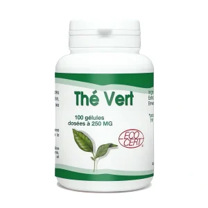 thé vert 250 mg 100 gélules GPH complément alimentaire antioxydant