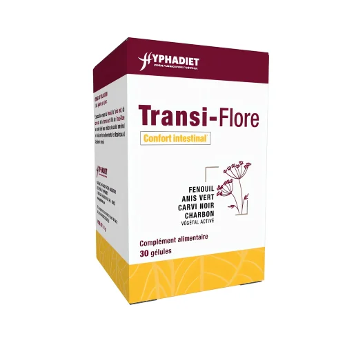 Transiflore 30 gélules Synergia,complément bio digestion équilibre naturel