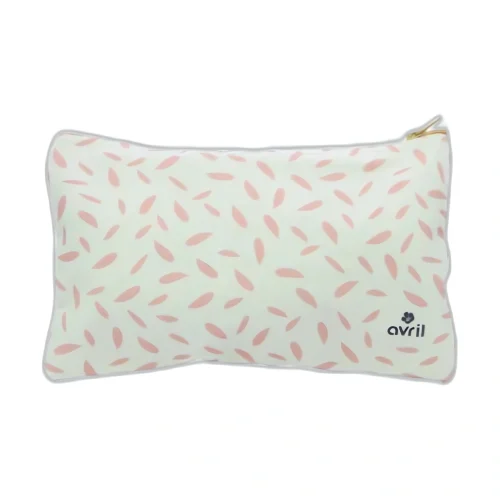 trousse maquillage coton bio petit format Avril rangement pratique