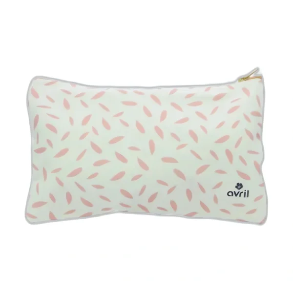 trousse maquillage coton bio petit format Avril rangement pratique