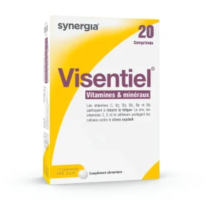 Visentiel 20 comprimés Synergia,complément bio bien-être vision naturelle