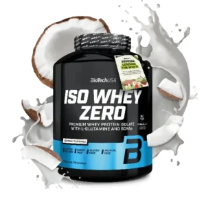 Iso Whey Zero Noix de coco 1816 g BioTech en poudre pour boissons et préparation culinaire