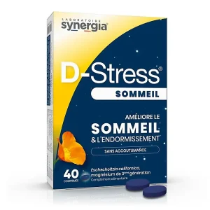 Boîte D-STRESS SOMMEIL 40 comprimés Hyphadiet