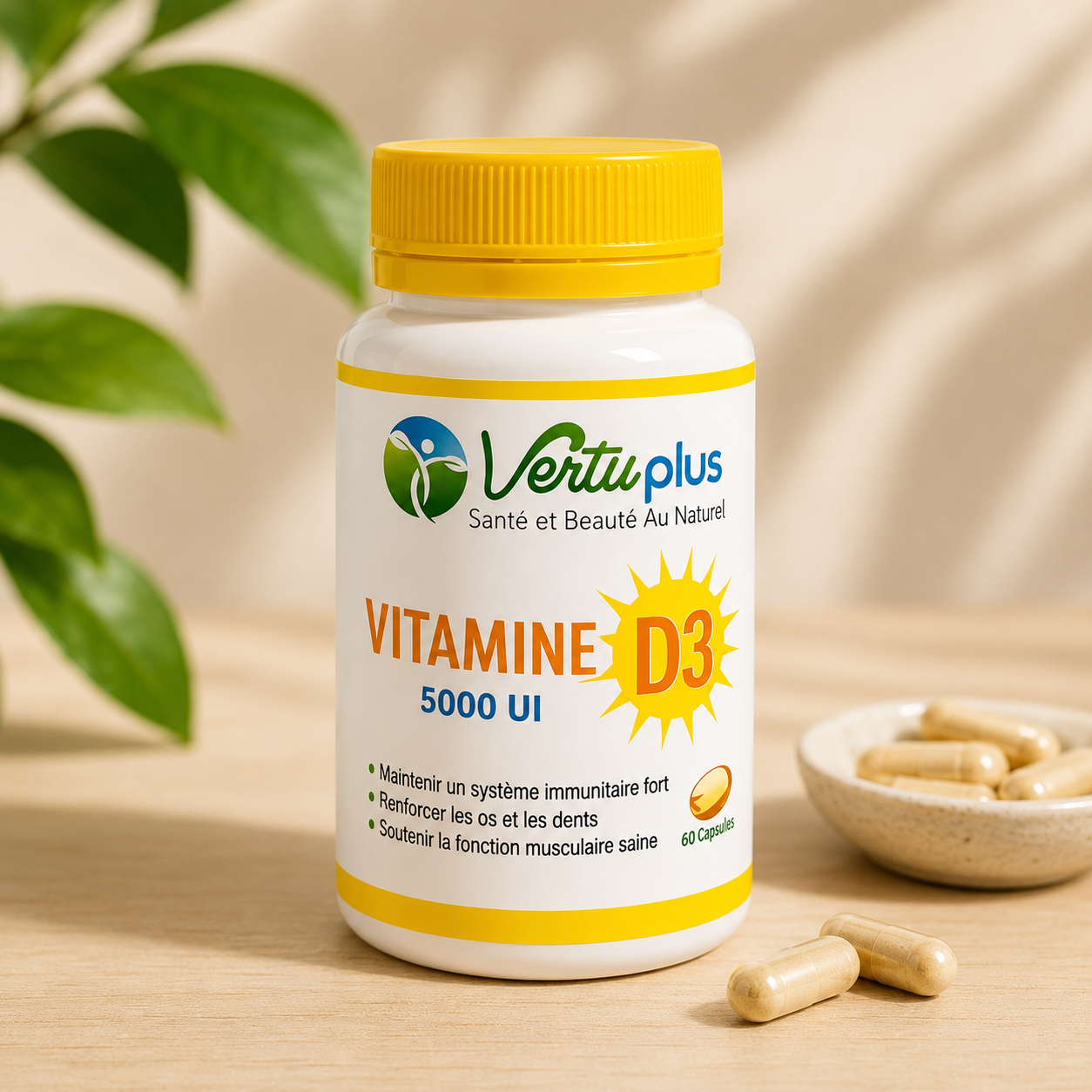Commander votre vitamine D en ligne sur Maroc Organic