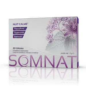 Boîte SOMNAT 30 gélules Hyphadiet en étui carton