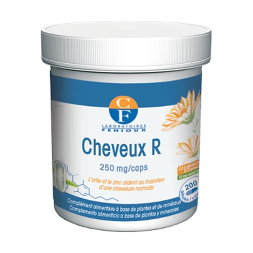 cheveux r 200 gelules laboratoires fenioux Cheveux R Laboratoires Fenioux complément cheveux ortie zinc MSM