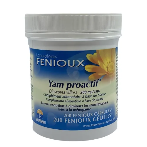 yam proactif 200 gelules fenioux Yam Proactif Laboratoires Fenioux complément à base de yam