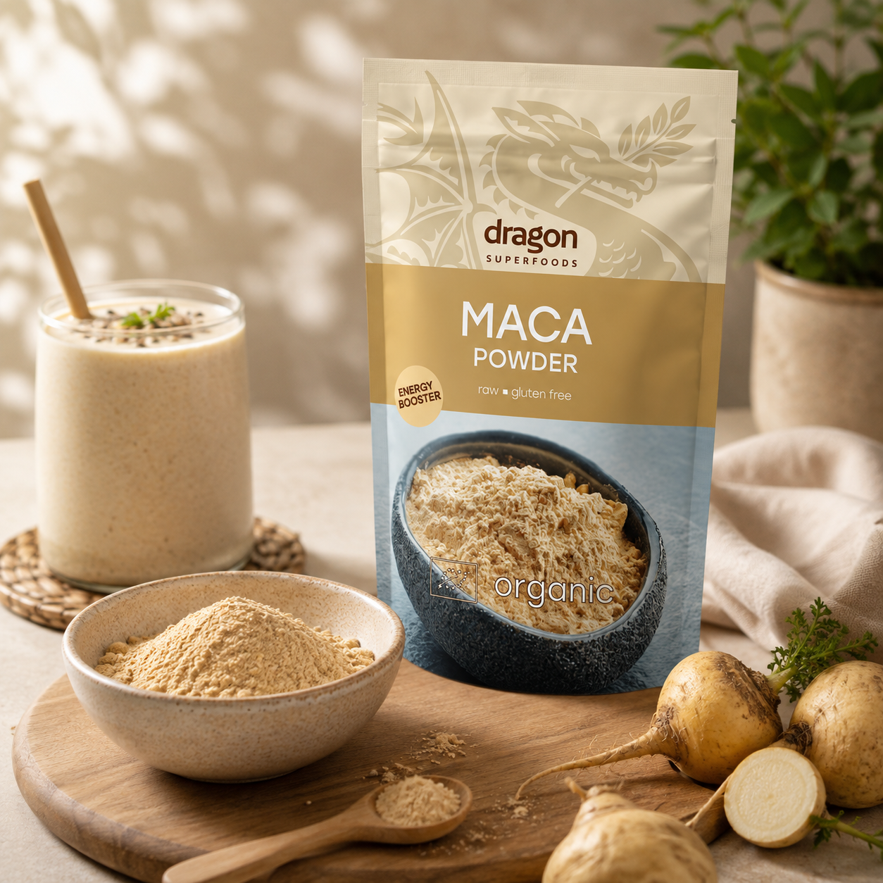Poudre de maca bio superaliment péruvien énergie et vitalité