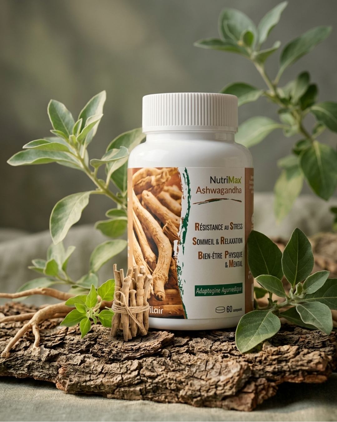 Complément alimentaire anti stress actifs naturels plantes adaptogènes