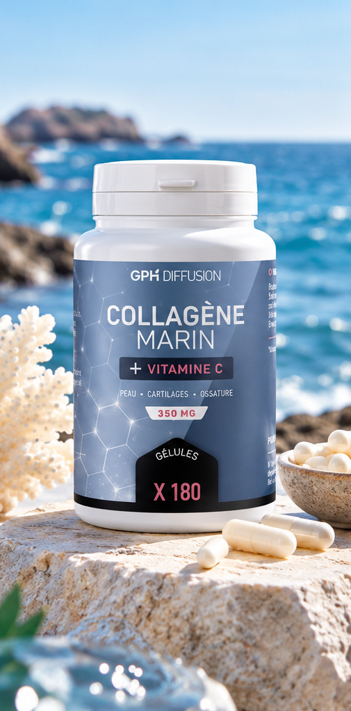 Collagène marin Maroc gélules et vitamine C