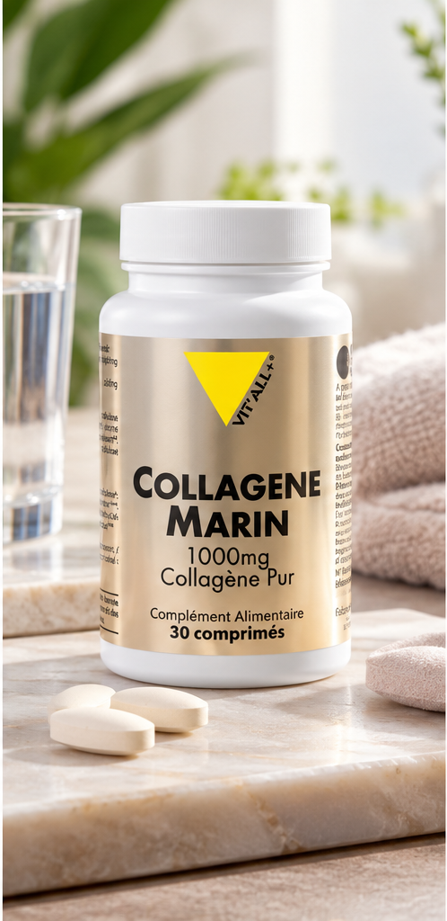 Complément alimentaire collagène marin en comprimés