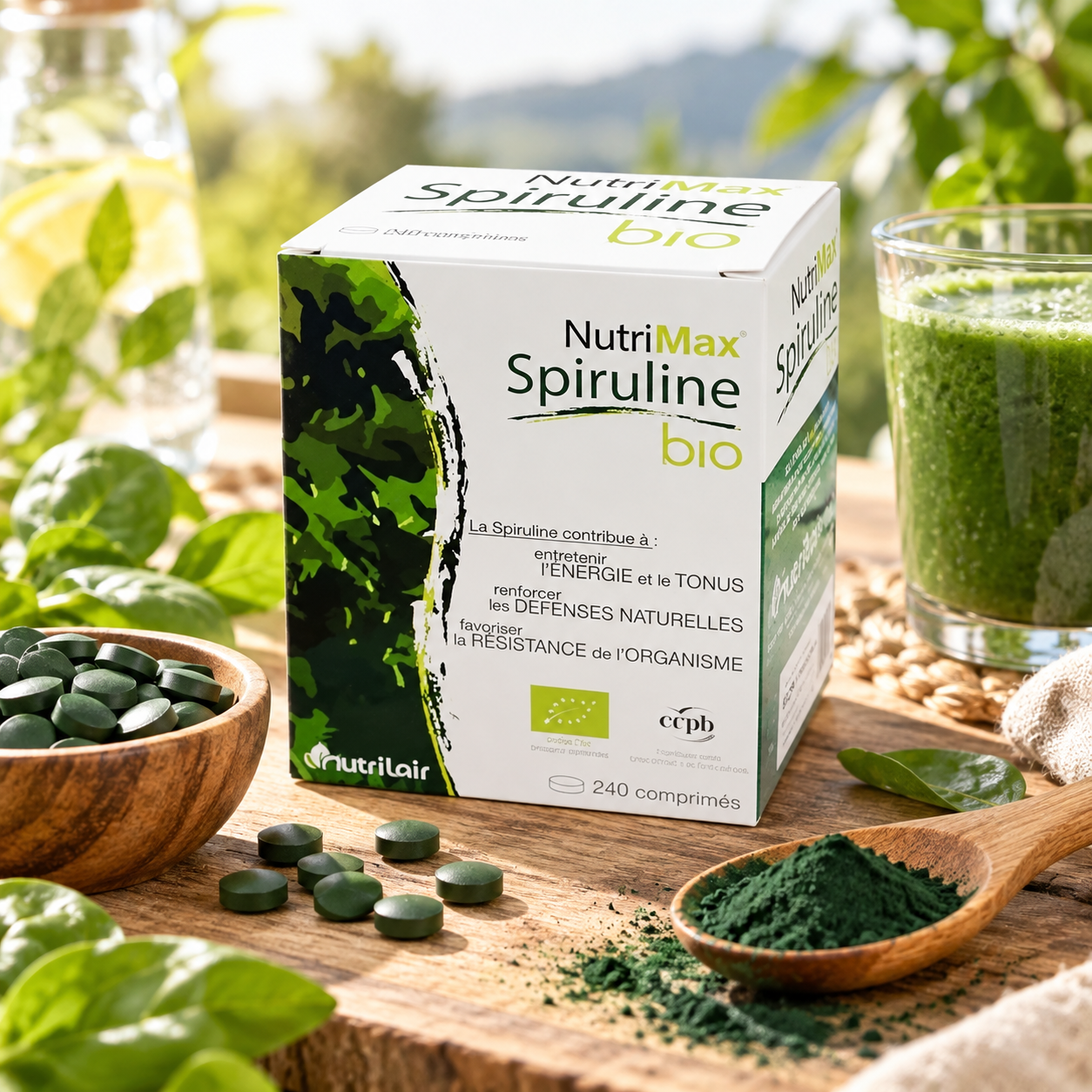 Spiruline prix Maroc superaliment bio en comprimés