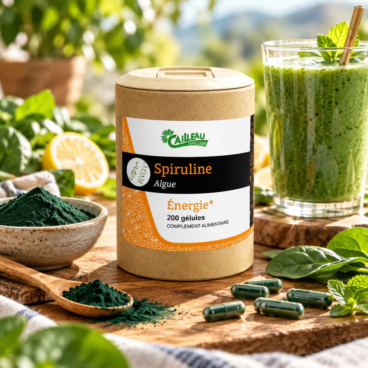 Spiruline en gélules au quotidien